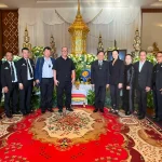 ดร.ทวีเกียรติ รองสวัสดิ์ นำทีมพัฒนาประกันสังคม ร่วมเป็นประธานพิธีสวดอภิธรรมศพ “พล.ต.ท.ชัจจ์ กุลดิลก” คืนสุดท้าย เพื่อร่วมไว้อาลัย