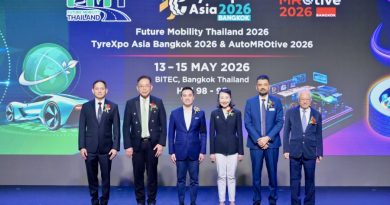 ไทยประกาศความพร้อมเป็นศูนย์กลางอุตสาหกรรมยานยนต์แห่งอนาคต งาน Future Mobility Thailand 2026 ผนึก TyreXpo Asia Bangkok และ AutoMROtive บนเวทีนานาชาติครั้งยิ่งใหญ่